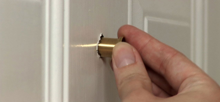 peephole door repair in Delano